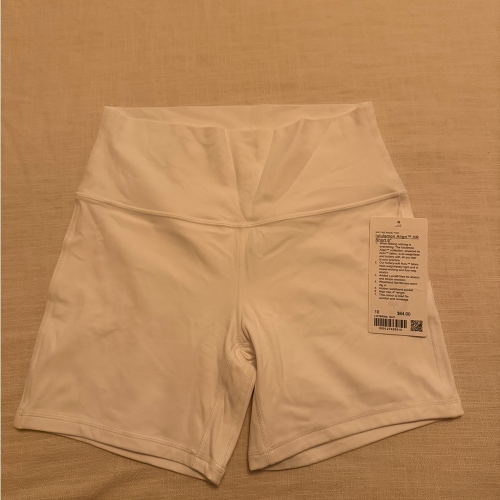 lululemon athletica White Align Shorts